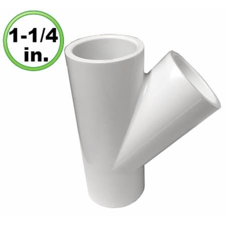 Circo Innovations 1.25 in. Wye 45 Degree Utility Grade Fitting 204-U